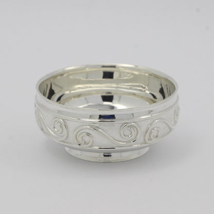 925 Silver High Polished Pooja Vati No 4