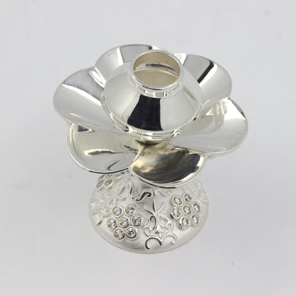 925 Silver High Polished Studded Dhoop Stand