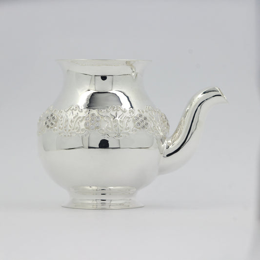 925 Silver Mixed Finish Studded Kalash