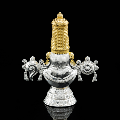 925 Silver Mixed Finish Tirupati Balaji Torso Idol