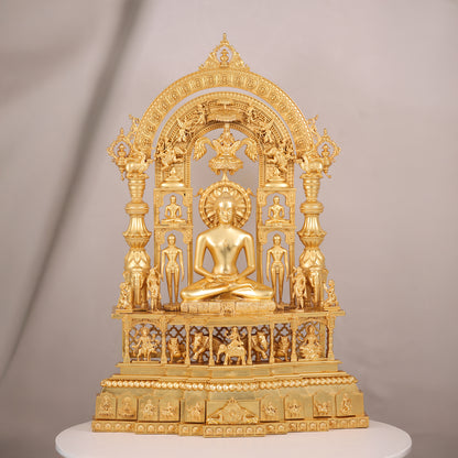 Brass High Polished Panch Tirth Design 02 (JY)