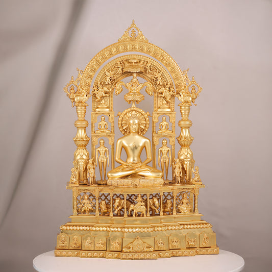 Brass High Polished Panch Tirth Design 02 (JY)