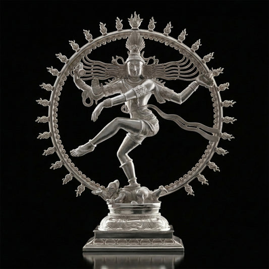 925 Silver Mixed Finish Nataraj Murti Design 2