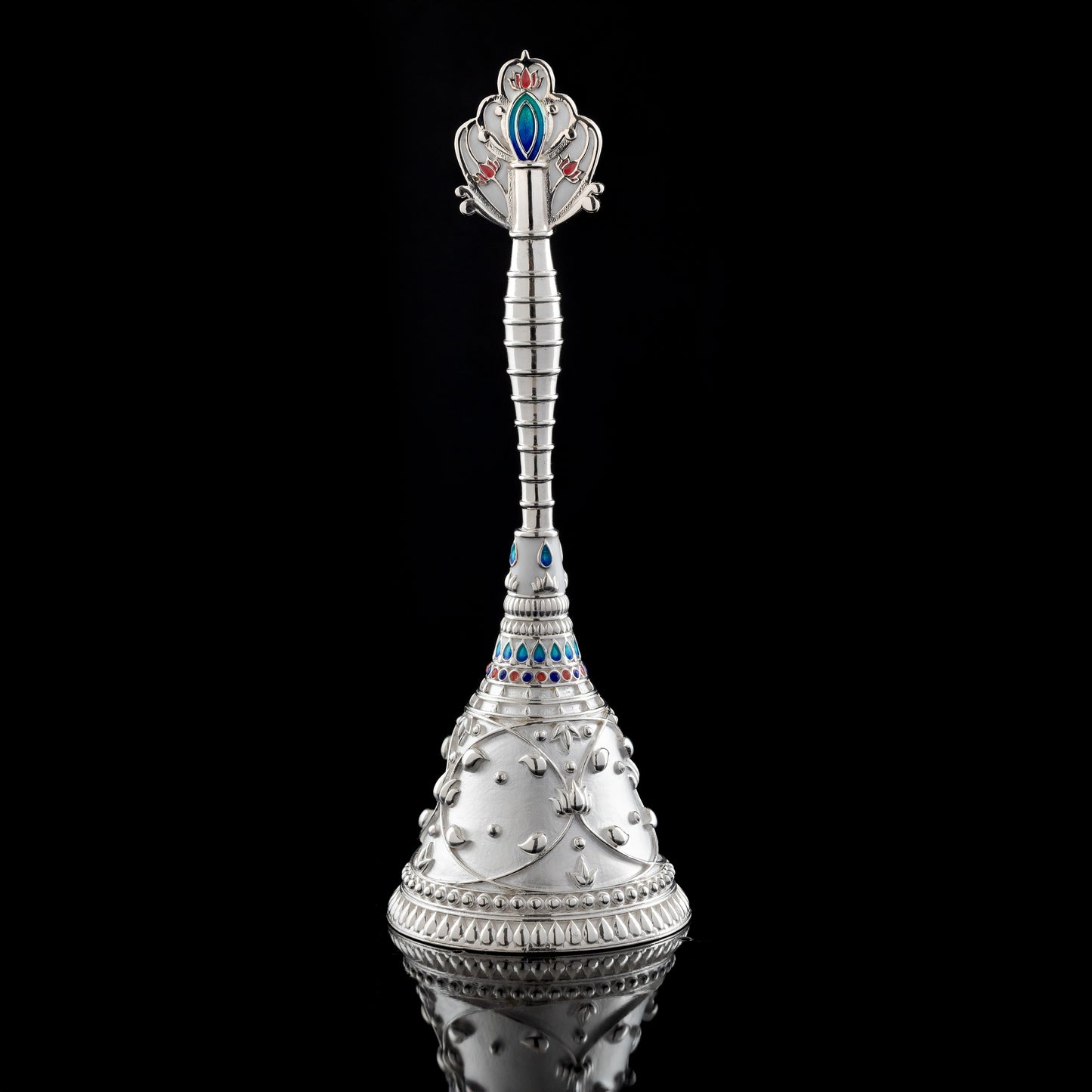 925 Silver High Polished Pichvai Bell