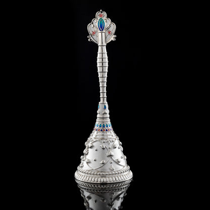 925 Silver High Polished Pichvai Bell