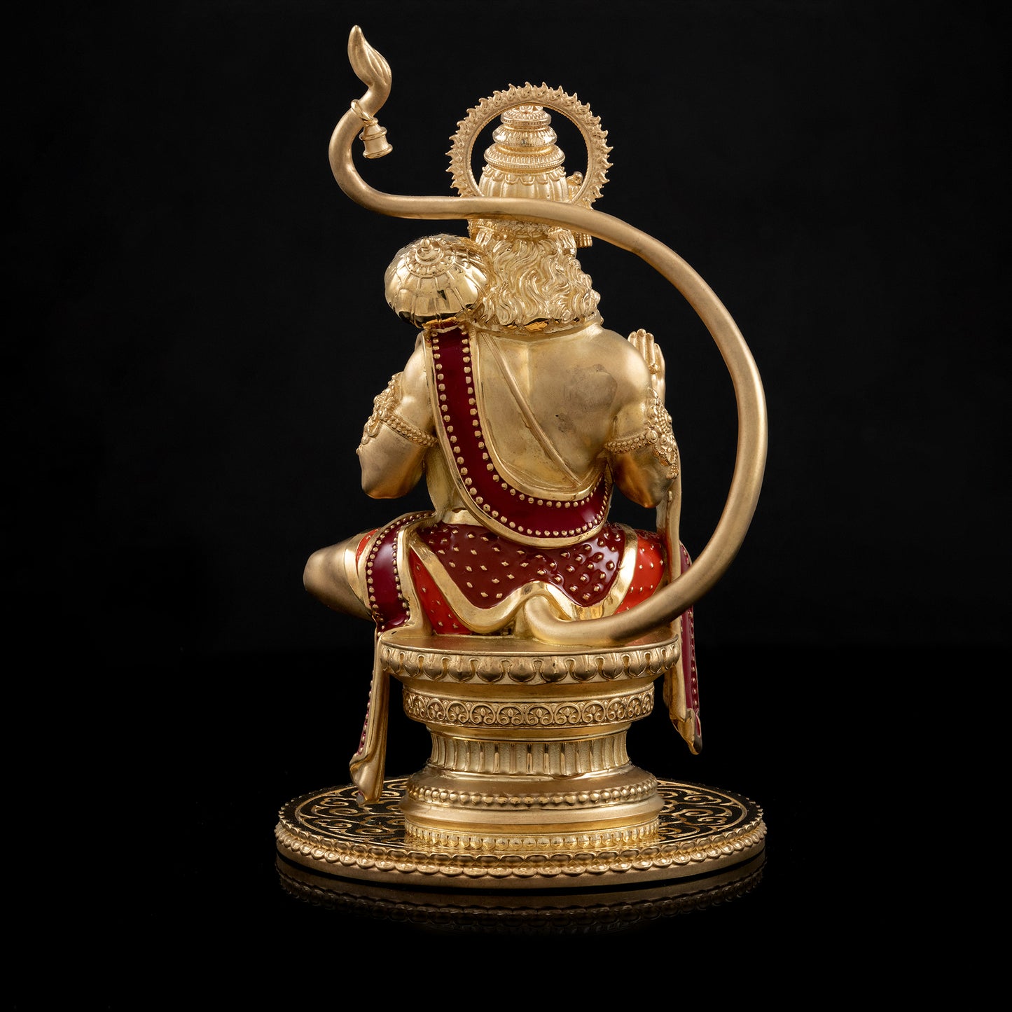 Brass Mixed Finish Hanumanji Idol