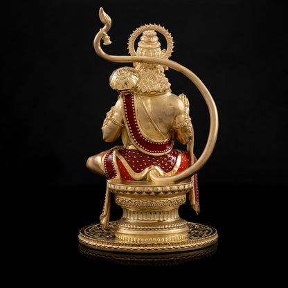 Brass Mixed Finish Hanumanji Idol