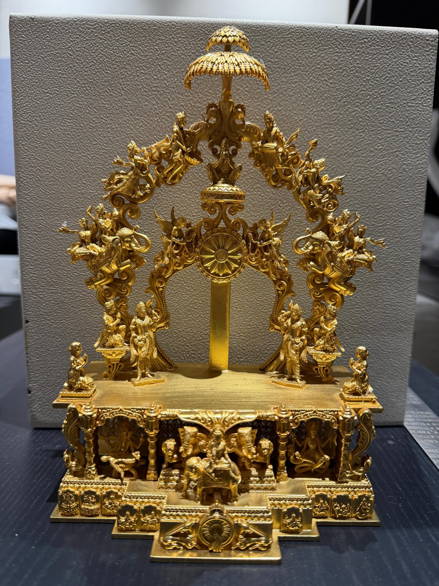 Brass High Polished Peacock Parrikar (Design No 3)