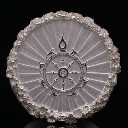 925 Silver Mixed Finish Yasoda Krishna Coin