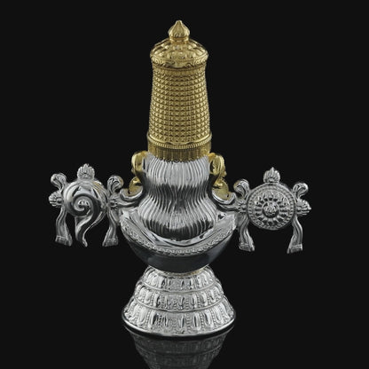 925 Silver Mixed Finish Tirupati Balaji Torso Idol