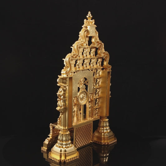 Brass High Polished Chaubisi Temple