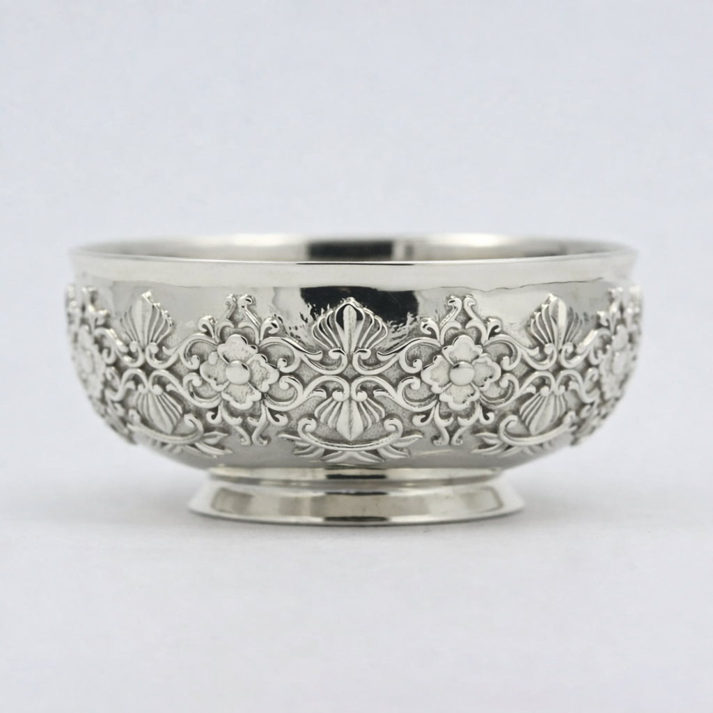925 Silver High Polished Pooja Vati No 7